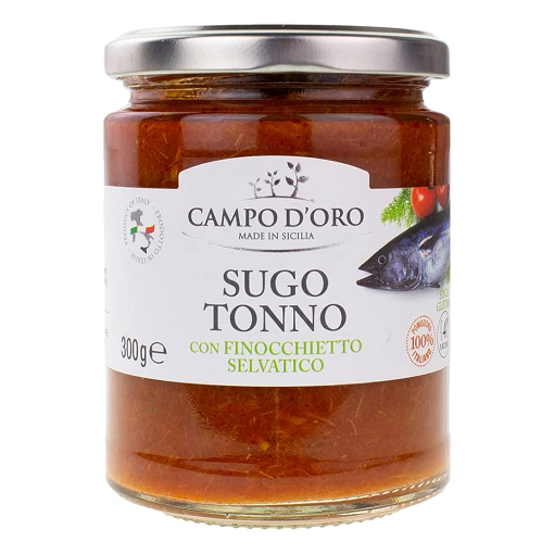 Campo d' Oro Sugo Tonno - sos z tuńczykiem i dzikim koprem 300g