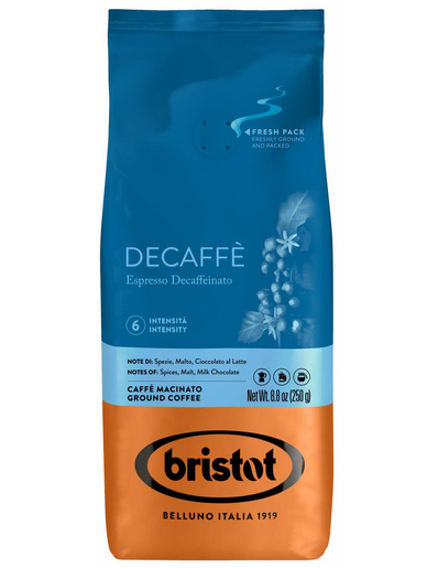 Bristot Decaffe - kawa mielona bezkofeinowa 250g