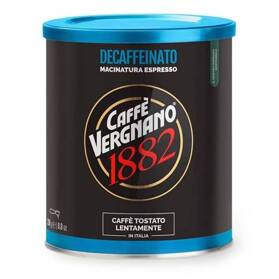 Vergnano Decaf - bezkofeinowa kawa mielona - puszka 250g