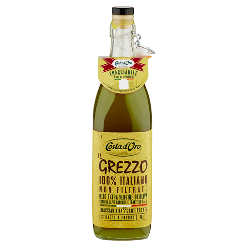 Costa dOro Grezzo 100% -  włoska niefiltrowana oliwa 1L