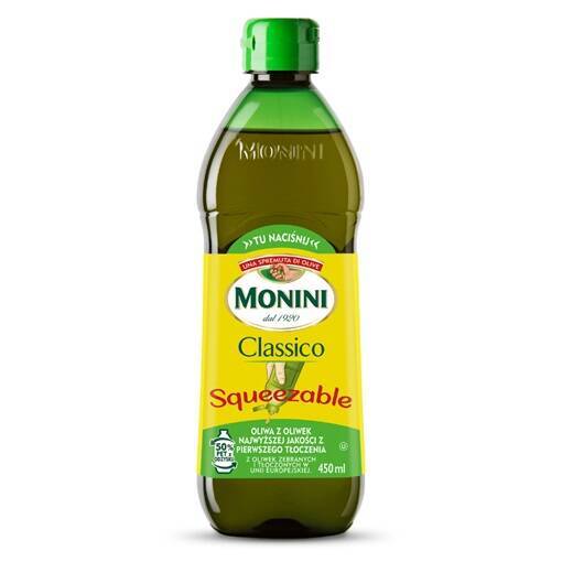Monini Classico Squueezable - oliwa z oliwek z dozownikiem 450ml 