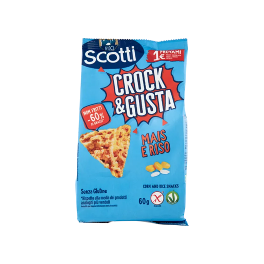 Scotti Crock & Gusta wafle ryżowo - kukurydziane 60g